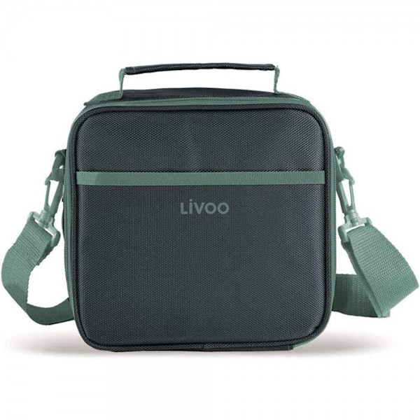 Isolerad matlåda - LIVOO - SEP126V - 3 lufttäta lådor - 580 ml - Grön