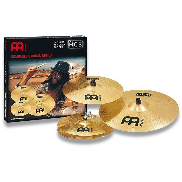 Pack av cymbaler Meinl HCS 14/16/20 + splash 10 gratis