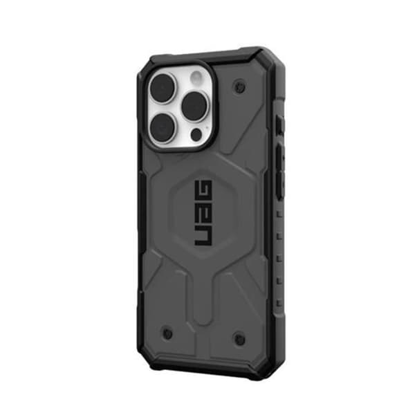 Coque - UAG - Pathfinder - iPhone 16 Pro - Antimikrobiell - Mörkgrå - Halvslipande Svart