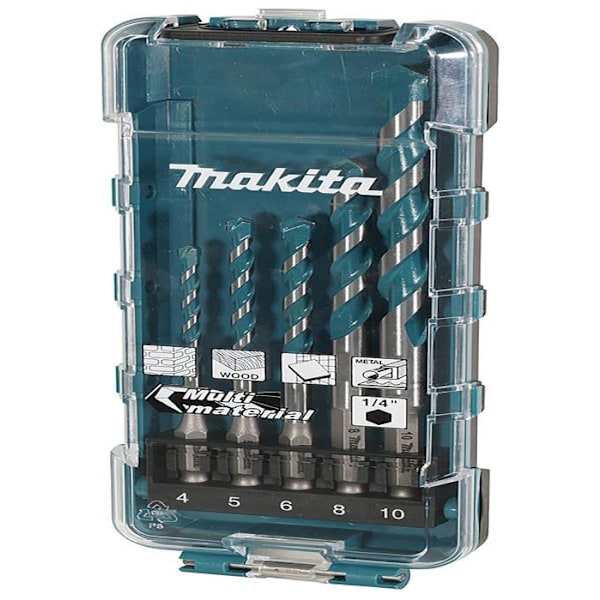 Perforator Makita - E-16732 - Perforator SET MED UNIVERSALBORR 1/4HEX /5 st.
