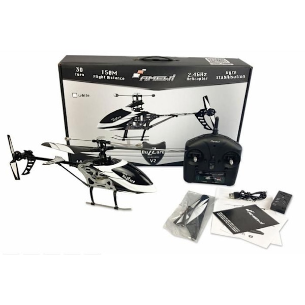 Amewi Buzzard V2 weiß RtF Deant RC Helikopter - 4260677955348