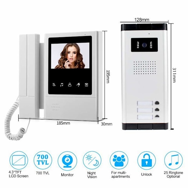 Intercom - videotelefon Hfeng