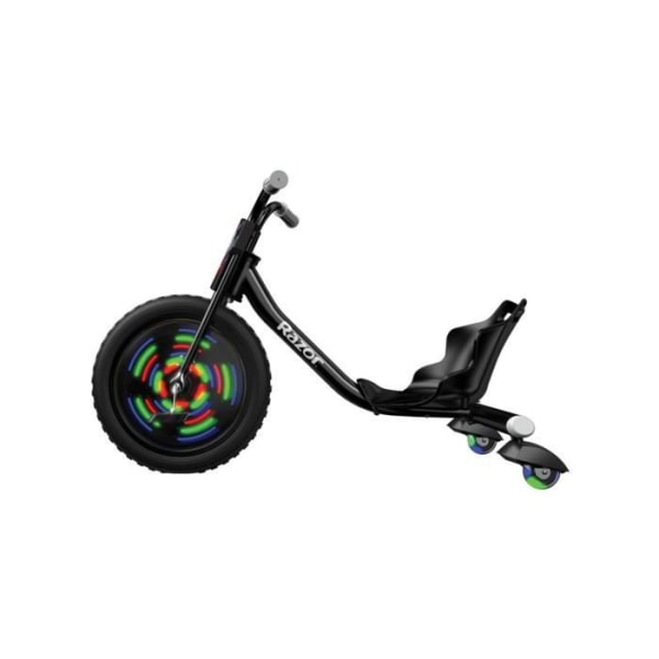 Razor RipRider 360 Lightshow - Kids Drift Trike - Svart