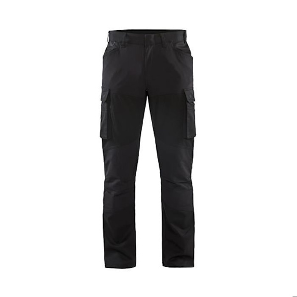 Arbetshose - Blåkläder - Stretch 2D - Ripstop - Elastisk midja - Förformade knän svart 56