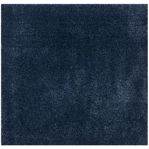 Crosby Shaggy Vardagsrumsmatta - 201 X 201 Cm - Marinblå - Polypropen - Inomhus - Safavieh