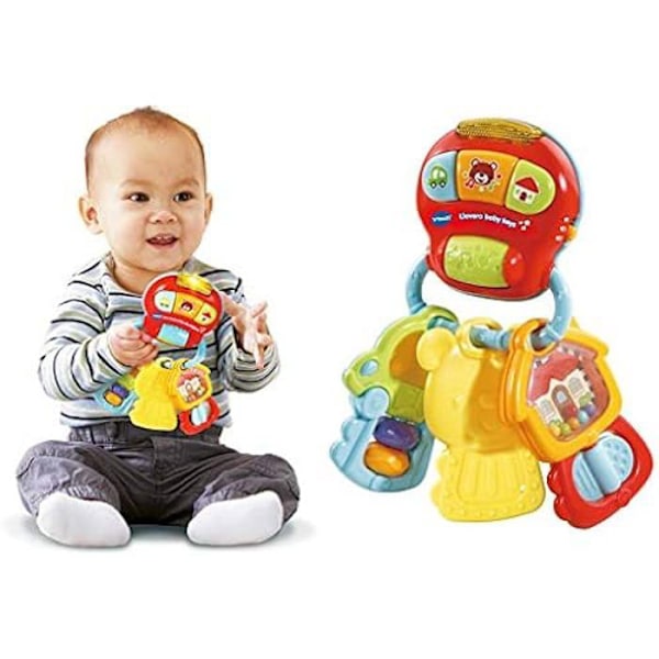 Elektronisk nyckelring - VTECH - Baby Keys - Flerfärgad - 50 melodier - Tandring