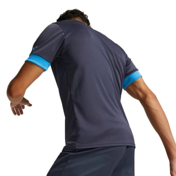 Puma OM Away Replica Jersey - Ref. 766095-02. Färg: Midnattsblå, Blå. Detaljer. - Vanligt snitt. - Ärmkonstruktion Blå jag