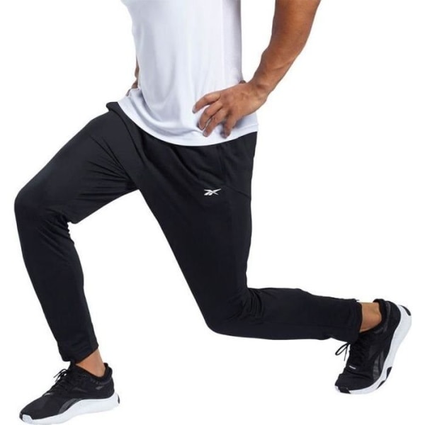 Reebok Workout Ready Knit Träningsbyxor för män - Svart - Fitness - Långärmad - Andas Flerfärgad XS