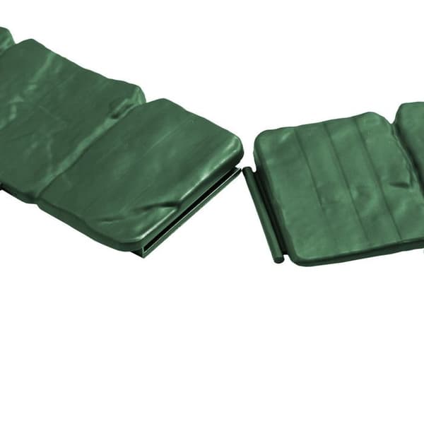 Gräskant Palissad, stenimitation, STEN, 2,5 m - grön
