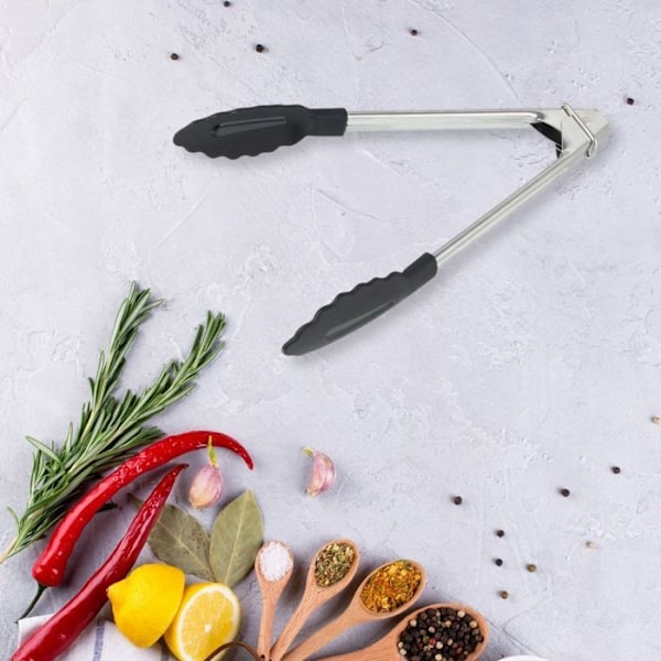 Set med 2 köksklämmor 18 cm FM Professional Svart, rostfritt