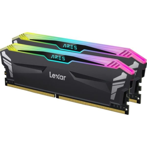 Lexar PC RAM DIMM DDR4 Ares RGB PC4-28800 (3600 Mhz) - svart - 32GB (2x16GB)