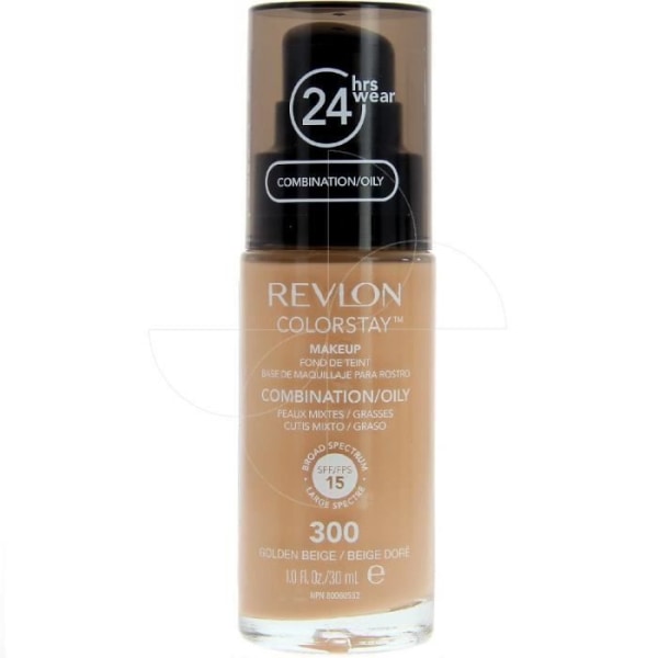 Revlon Colorstay Foundation Kombination till fet hud n°300 Golden Beige 30ml