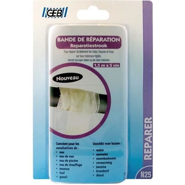 GEB Reparationstejp - 5 cm x 1,5 m