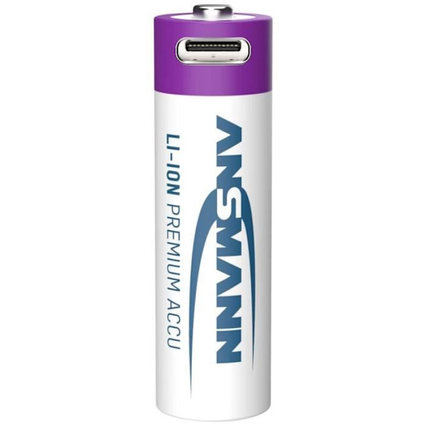 Ansmann Uppladdningsbart batteri LR6 (AA) Li-Ion 2000 mAh 1,5 V 4 st.