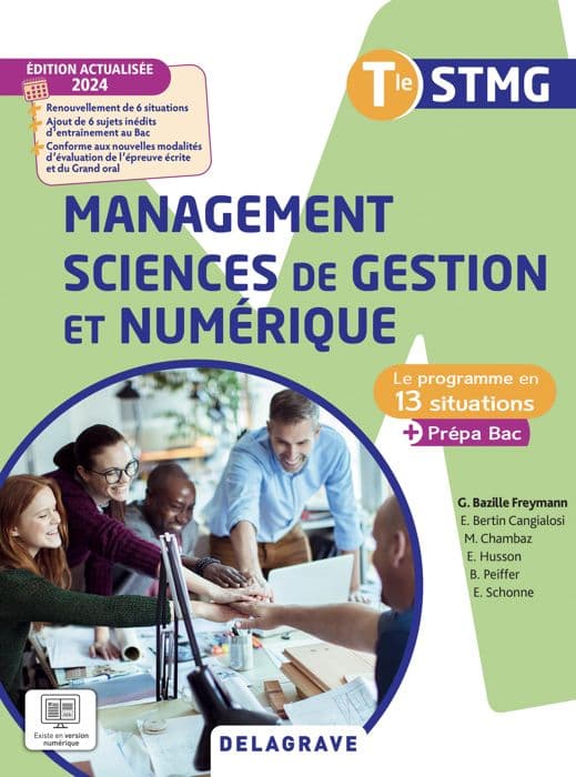 Programmet i situationer Management Tle STMG (2024) - Elevfick