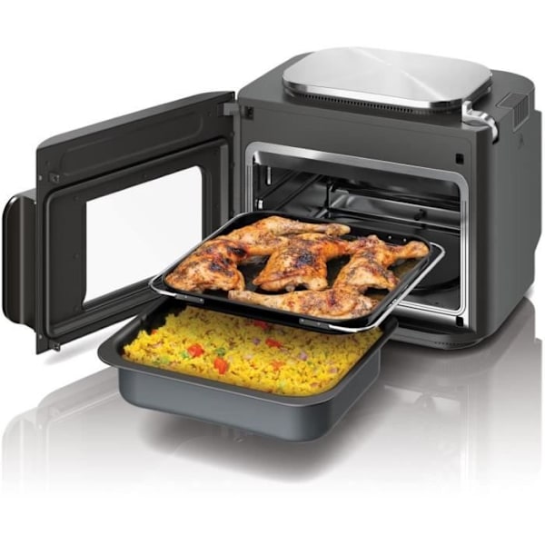 Multikokare NINJA - Combi SFP700EU - Kapacitet 12,5L - 12 matlagningsprogram - 1780W Rostfritt stål