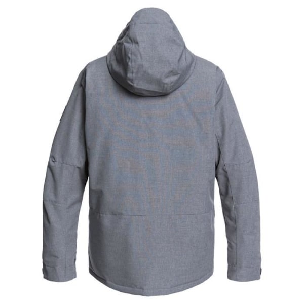 Quiksilver Mission Solid-Snow-jacka för män Skid- Heather Grey- FR: M (Tillverkarstorlek: M) gråmelerad jag