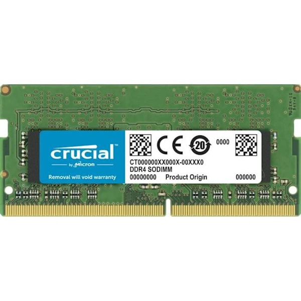 DDR4 Memory Kit 64GB (32GB x 2) 3200MT/S PC4-25600 CL22 DRX8 SODIM 260P Svart