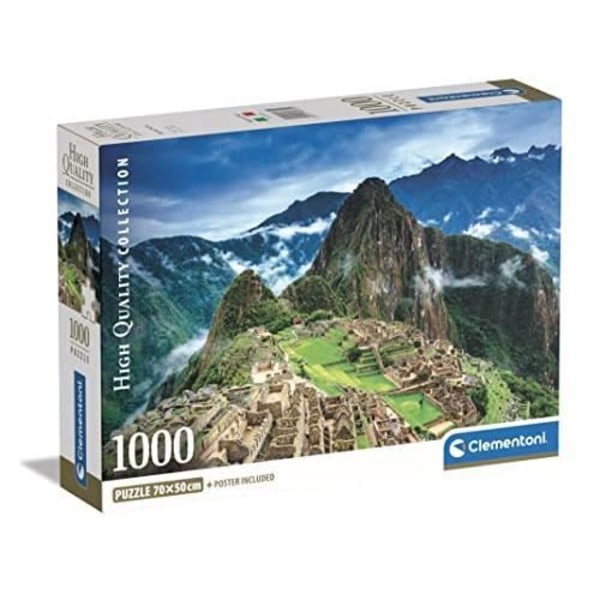 Pussel - CLEMENTONI - MACHU PICCHU - 1000 bitar - Resa och kartor - Blanding - Inomhus