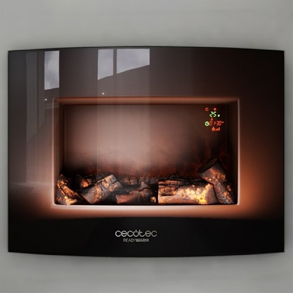 Elkamin - Cecotec - Ready Warm 2200 - 2000W - 22 tum - Trådlös fjärrkontroll Svart
