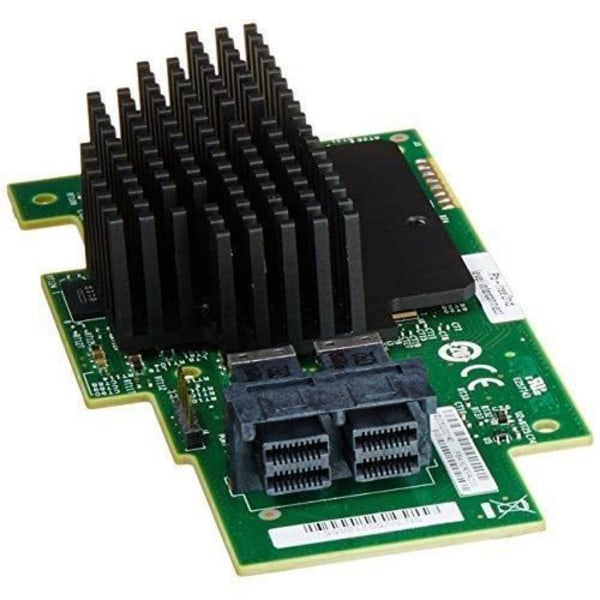 Intel-styrd RAIDRAID-kontroller SAS, SATA, PCI Express x8, fullhöjd lågprofil, 0, 1, 10, 1E, JBOD, lsi3108,