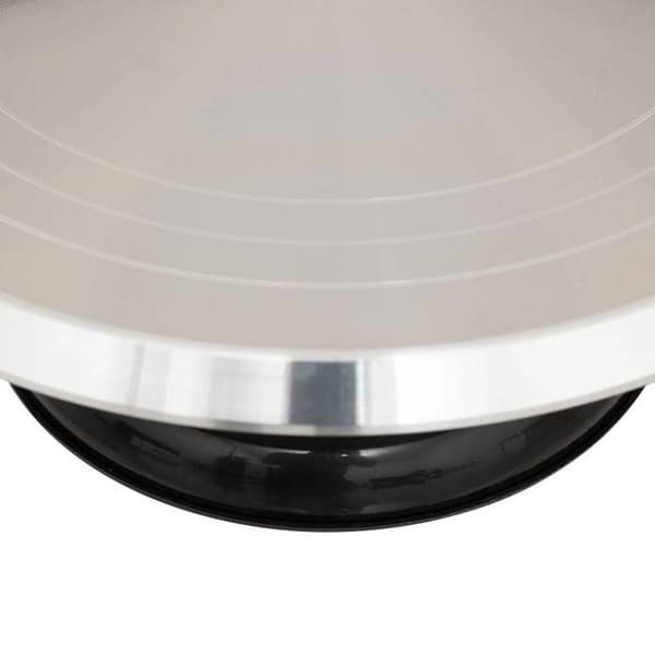 Roterande tårtfat - 5 FIVE SIMPLY SMART - Aluminium - D.31 cm - H11.7 cm - Silver Pengar