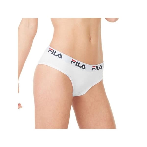 Fila Culotte i enfärgad bomull 6043 Dam Vit S