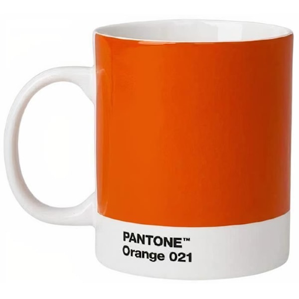 Pantone mugg 375 ml porslin orange