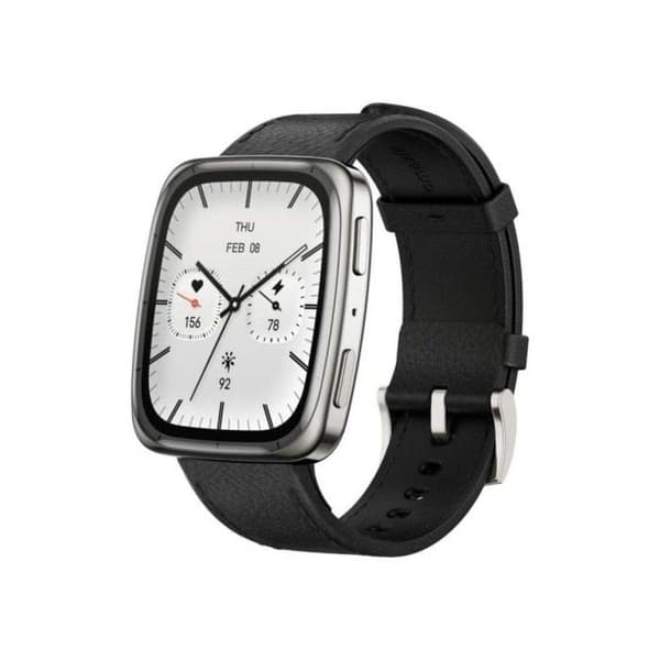 Smartwatch - AMAZFIT - Active 2 Square Premium - NFC - Skärm 1,75'' AMOLED - Safirglas