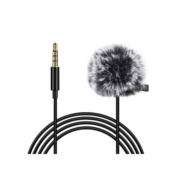 Lavalier-mikrofon - Puluz - PU424 - 1,5 m - 3,5 mm - rundstrålande
