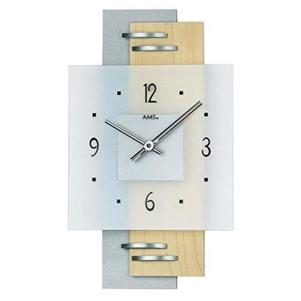AMS 9248 Maple Modern Design Väggklocka
