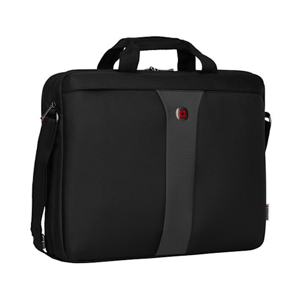 Sacoche - WENGER - Legacy double Slim - Svart - 17 tum - Slim design Svart