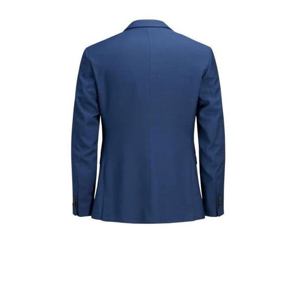 Blazer - Jack & Jones - Solaris - Slim fit - Elastan - Mini-rutigt Cyanblått 58