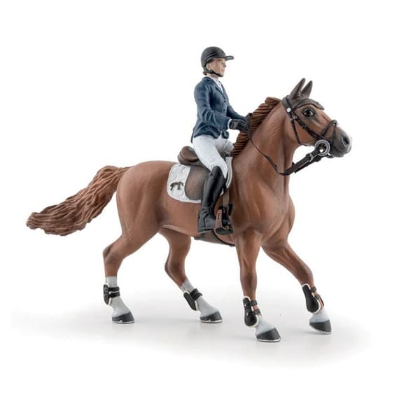 Actionfigur - PAPO - 51575 - Brun - Handmålad - 16x10x19 cm brun