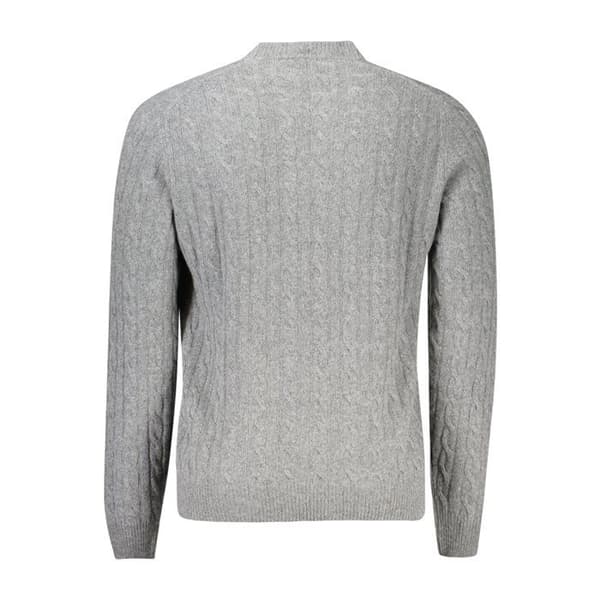 Pull torsadé i kashmir North Sails 7GG mellangrå melange M