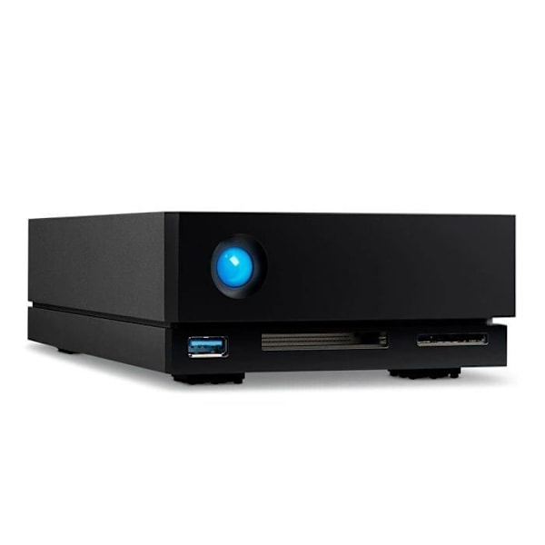 LaCie 1big Dock 8TB TB3 + USB 3.1 extern hårddisk - svart