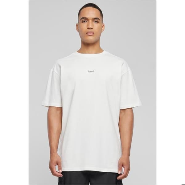 T-shirt Merchcode Love Oversized vit XS
