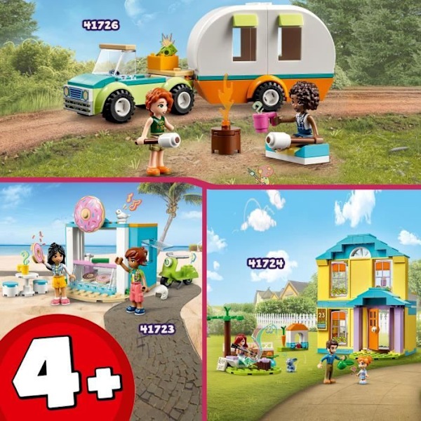 LEGO Friends 41724 Paisleys hus, leksak för barn 4 år, med tillbehör och minidockor Gul