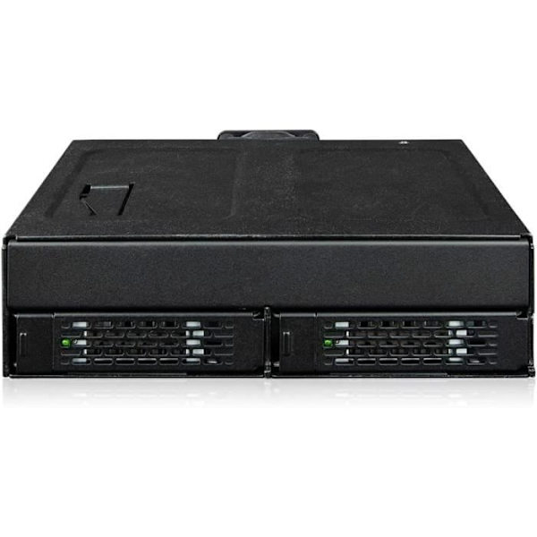 ICY DOCK TOUGHARMOR MB105VP-B, MOBILSTÄLL AV METALL 2 X SSD 2,5'' NV