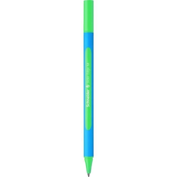 Kullpenna - SCHNEIDER - Slider Edge - Grön Bläck - Medelspets - Viscoglide® Grön