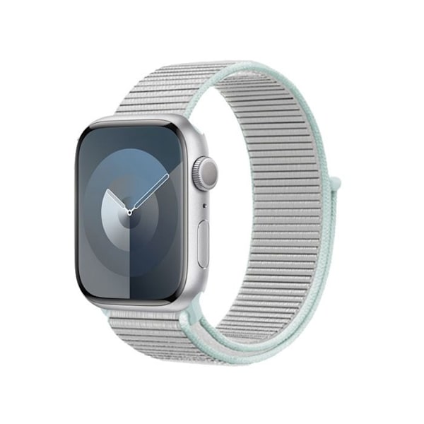 Crong Nylon – Sportband för Apple Watch 38/40/41/42 mm (Pastellgrå)