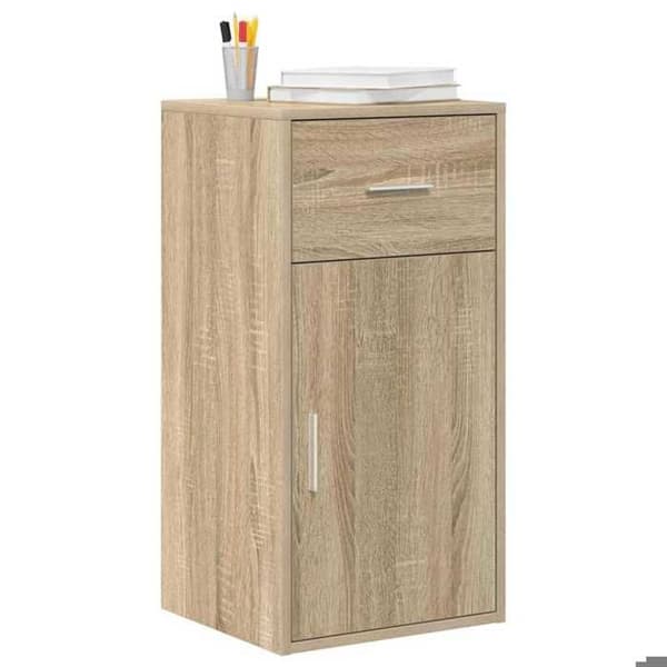 vidaXL Buffé med låda Ek Sonoma 38 x 34 x 75 cm 869548