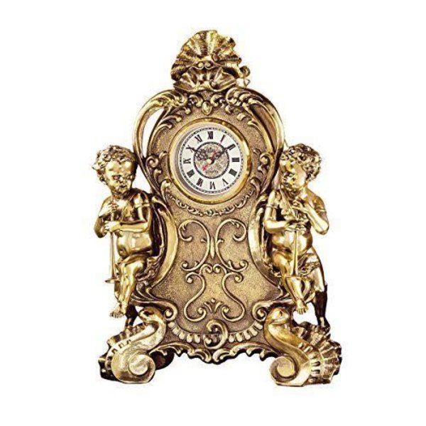 Design Toscano Saint Remy Cherub klocka