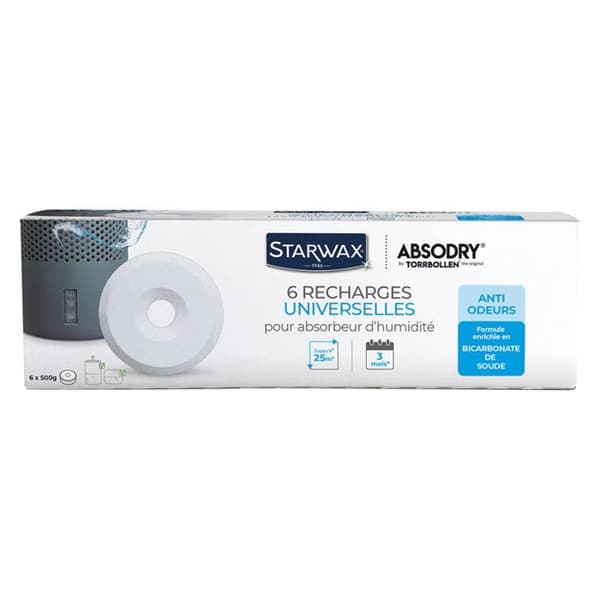 STARWAX Pack om 6 Absodry-tabletter