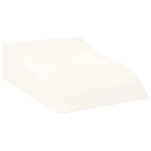 VIDAXL Kudde för ben vit 68 x 40 x 18 cm - ergonomiskt stöd, rektangulär Vit