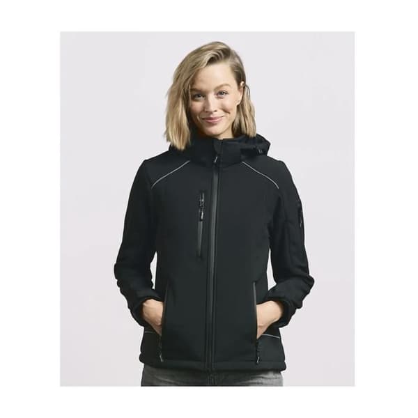 Dam softshell-jacka Promodoro svart M