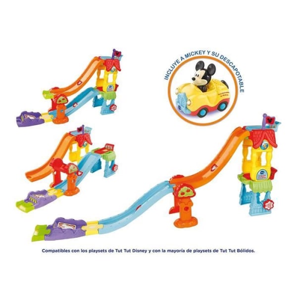 VTech? 3480? 511822 Multi-Track Mickey's House Launch, Multicolor (80? 512222) - 80-512222