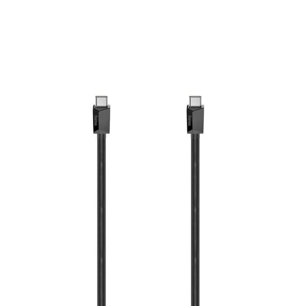 USB-C-kabel - HAMA - 3.2 Gen2 - 10 Gbit/s - 100W - 2,0m Svart