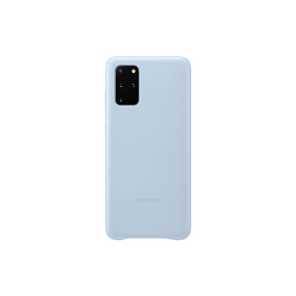 Hårdskal i läder - Samsung - Galaxy S20+ - Blå - Skydd - Högkvalitativ Blå