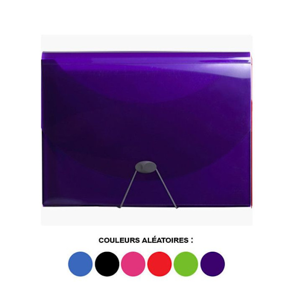 Trieur A4 Maxi - Exacompta - Iderama PP - 13 fackor - Halvtransparent - 240 x 320 mm Halvtransparent